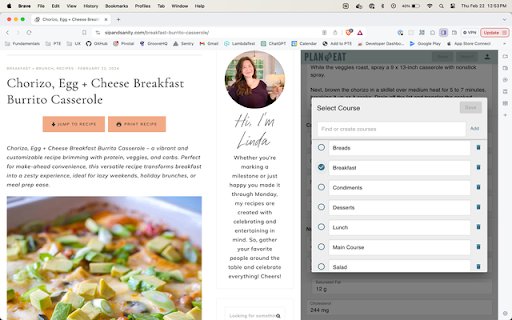 Plan To Eat Recipe Clipper  from Chrome web store to be run with OffiDocs Chromium online