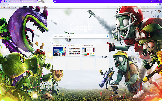 Planten VS. Zombies: GW 2560X1440 (2K) HD van de Chrome-webwinkel om te draaien met OffiDocs Chromium online