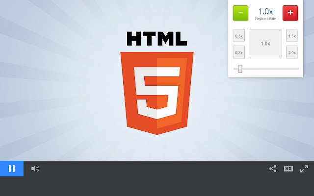 Playback Rate Controller  from Chrome web store to be run with OffiDocs Chromium online