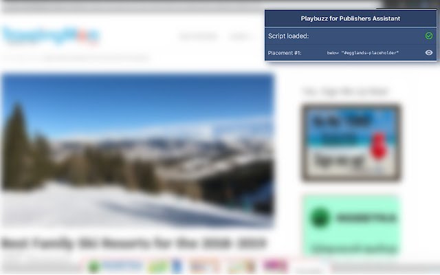 Playbuzz para sa Publishers Assistant mula sa Chrome web store na tatakbo sa OffiDocs Chromium online