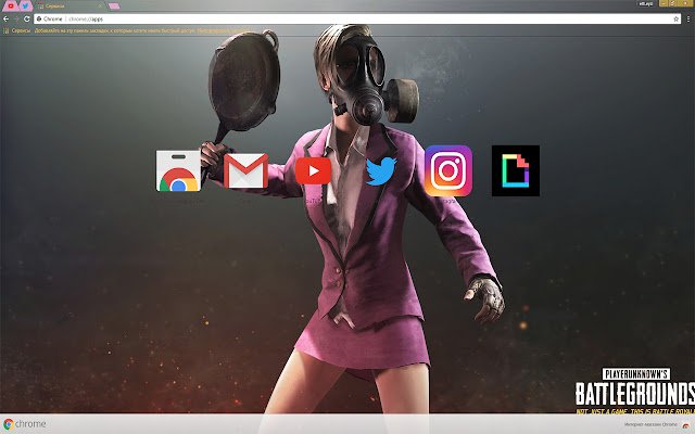 PLAYERUNKNOWNS BATTLEGROUNDS:HOT GIRL | PUBG  from Chrome web store to be run with OffiDocs Chromium online