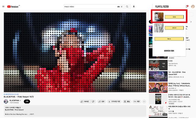 Playful YouTube  from Chrome web store to be run with OffiDocs Chromium online