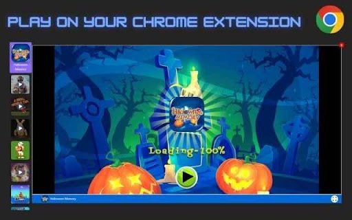 Play Halloween Memory Online  from Chrome web store to be run with OffiDocs Chromium online
