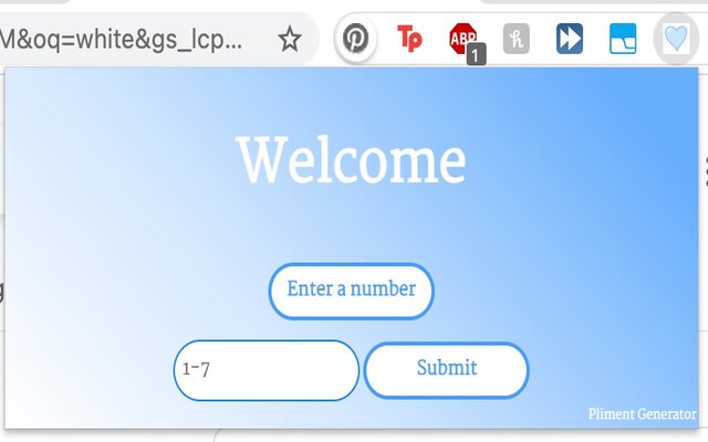 Pliment Generator  from Chrome web store to be run with OffiDocs Chromium online