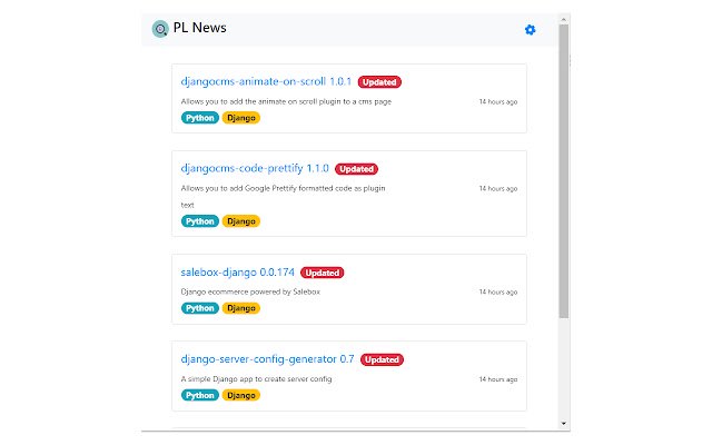PL News  from Chrome web store to be run with OffiDocs Chromium online