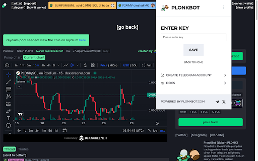 Plonkbot  from Chrome web store to be run with OffiDocs Chromium online