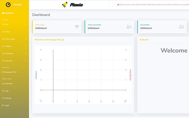 Ploxia – Free Instagram Bot  from Chrome web store to be run with OffiDocs Chromium online