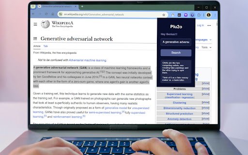 Plu2o  from Chrome web store to be run with OffiDocs Chromium online