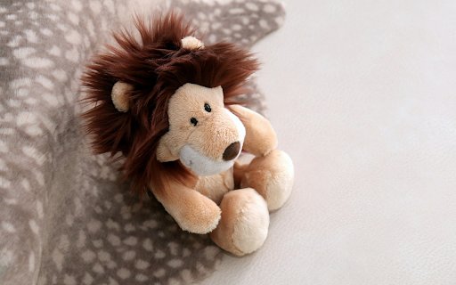 Plush lion  from Chrome web store to be run with OffiDocs Chromium online