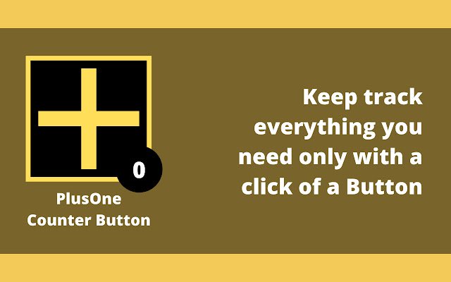 PlusOne Counter Button  from Chrome web store to be run with OffiDocs Chromium online