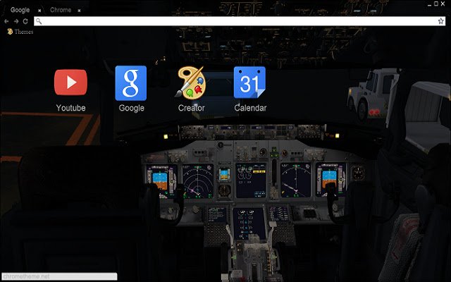 PMDG 737 NGX Cockpit Night dal negozio web Chrome per essere eseguito con OffiDocs Chromium online
