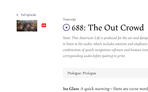 PodcastShortcuts  from Chrome web store to be run with OffiDocs Chromium online