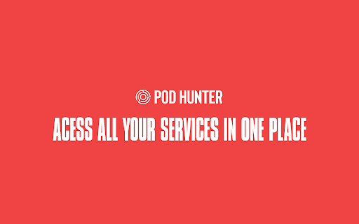 POD Hunter  from Chrome web store to be run with OffiDocs Chromium online