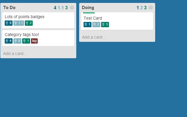 Points for Trello Combined Edition  from Chrome web store to be run with OffiDocs Chromium online