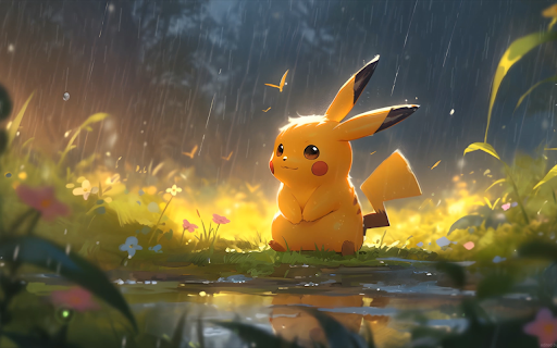 Pokemon Pikachu Live Wallpaper New Tab  from Chrome web store to be run with OffiDocs Chromium online