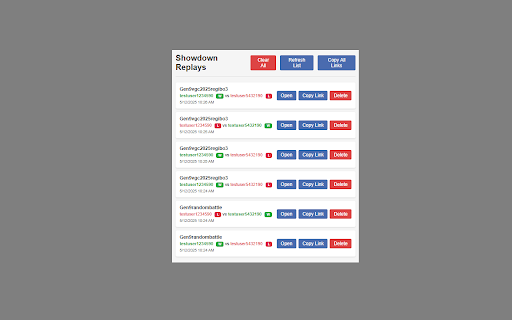 Pokemon Showdown Replay Saver  from Chrome web store to be run with OffiDocs Chromium online