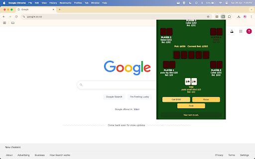 Poker By Tom  from Chrome web store to be run with OffiDocs Chromium online