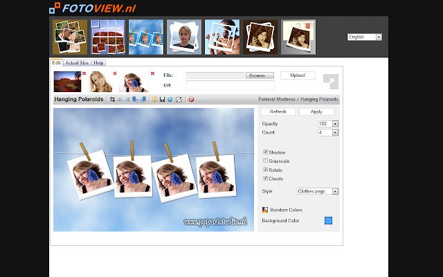 Polaroid Madness  from Chrome web store to be run with OffiDocs Chromium online