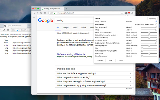 Policy Control JavaScript and Flash blocker from Chrome web store to be run with OffiDocs Chromium online Policy Control JavaScript and Flash blocker from Chrome web store to be run with OffiDocs Chromium online