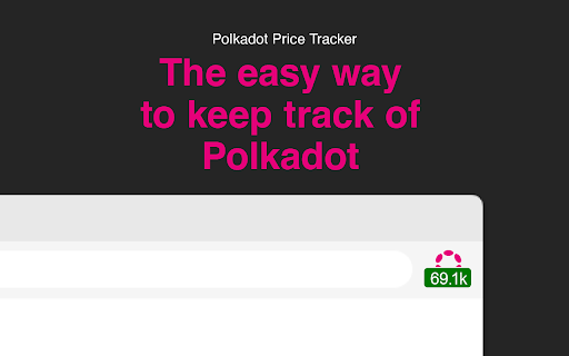 Polkadot Price Tracker  from Chrome web store to be run with OffiDocs Chromium online