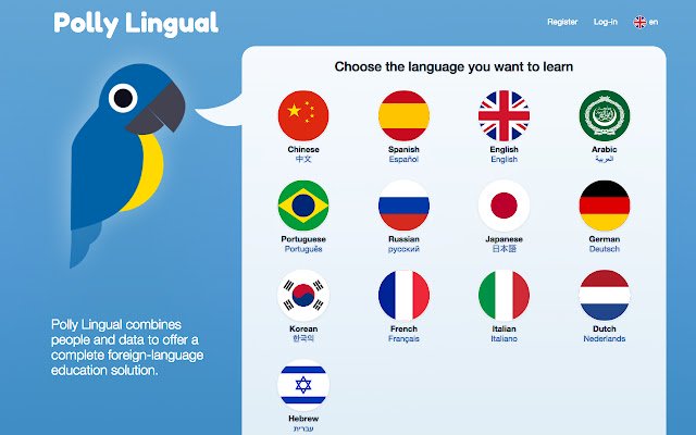 Polly Lingual  from Chrome web store to be run with OffiDocs Chromium online