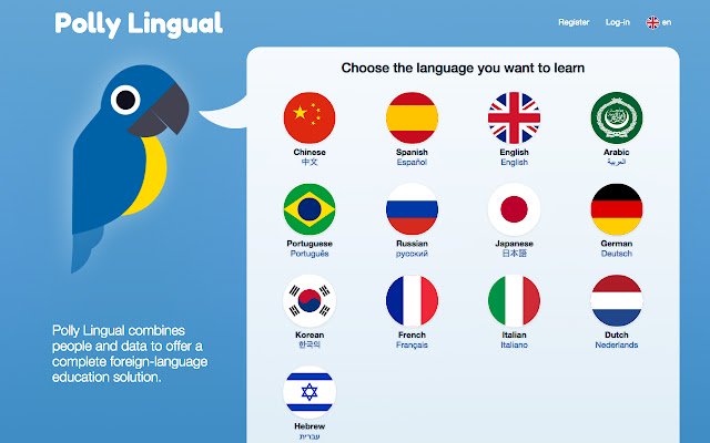 Chrome web mağazasından Polly Lingual, OffiDocs Chromium çevrimiçi ile çalıştırılacak