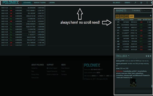 polopin voor POLONIEX uit de Chrome-webwinkel om te gebruiken met OffiDocs Chromium online