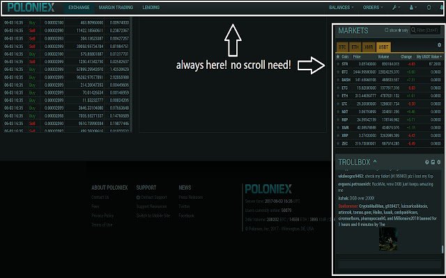 polopin for POLONIEX  from Chrome web store to be run with OffiDocs Chromium online