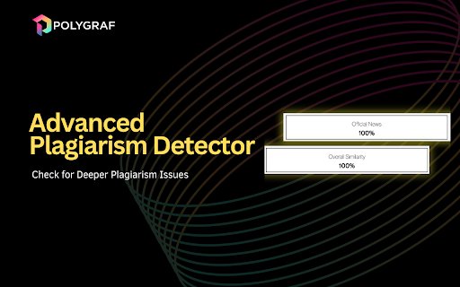 Polygraf AI Content Detector: Advanced Plagiarism  ChatGPT Detector  from Chrome web store to be run with OffiDocs Chromium online