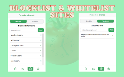 Pomodoro Grande: Advanced Pomodoro Timer  from Chrome web store to be run with OffiDocs Chromium online