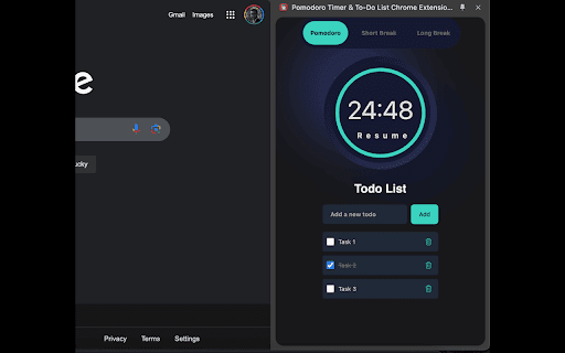 Pomodoro Timer  To Do List Chrome Extension – Boost Focus  Productivity  from Chrome web store to be run with OffiDocs Chromium online