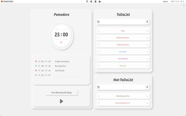 POMOTODO จาก Chrome เว็บสโตร์เพื่อใช้งานร่วมกับ OffiDocs Chromium ออนไลน์