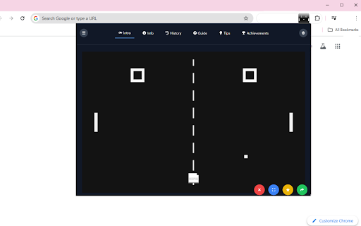 Pong Game Unblocked  from Chrome web store to be run with OffiDocs Chromium online