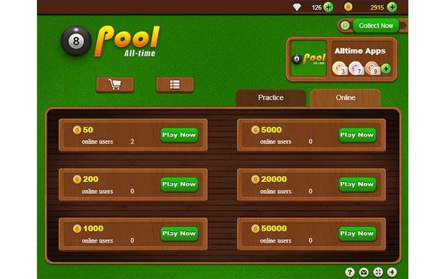 Pool All time از فروشگاه وب Chrome برای اجرای آنلاین با OffiDocs Chromium