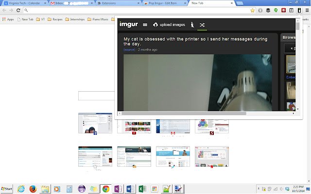 Pop Imgur  from Chrome web store to be run with OffiDocs Chromium online