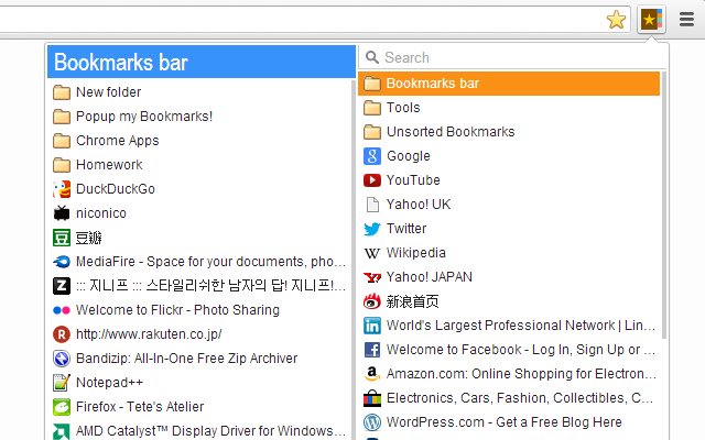 Wyskakuj moje zakładki ze sklepu internetowego Chrome, aby działały z OffiDocs Chromium online