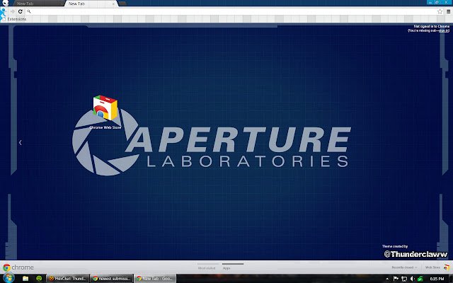 Portal: Aperture Laboratories aus dem Chrome-Webshop zur Ausführung mit OffiDocs Chromium online