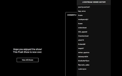 Poshmark Livestream Assisstant  from Chrome web store to be run with OffiDocs Chromium online