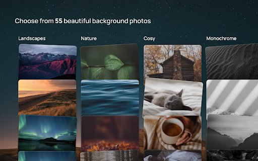 Positively | New tab page with daily affirmations  from Chrome web store to be run with OffiDocs Chromium online