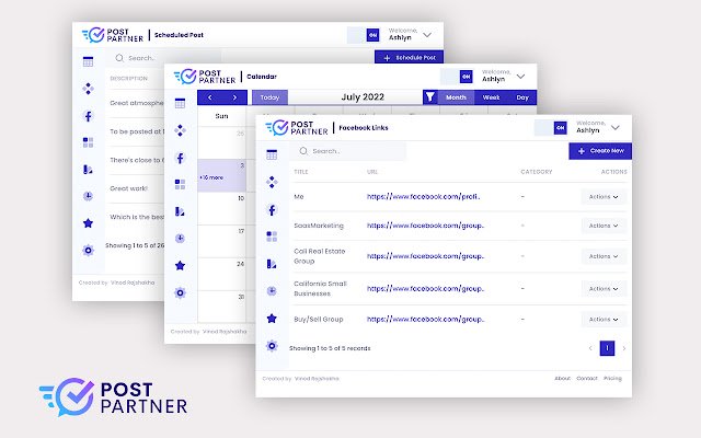 Post Partner  from Chrome web store to be run with OffiDocs Chromium online