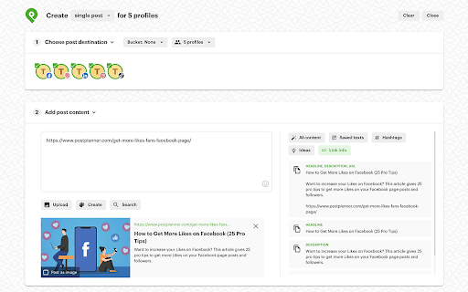 Post Planner for Social Media  from Chrome web store to be run with OffiDocs Chromium online