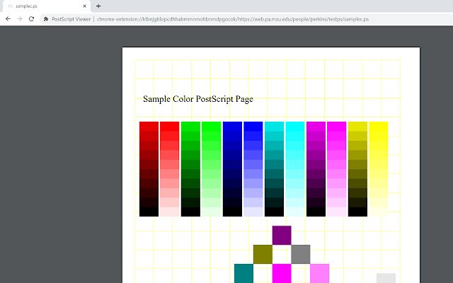 PostScript Viewer  from Chrome web store to be run with OffiDocs Chromium online