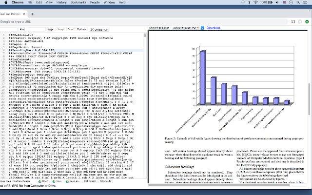 Visualizzatore e compilatore PostScript dal negozio Web di Chrome da eseguire con OffiDocs Chromium online