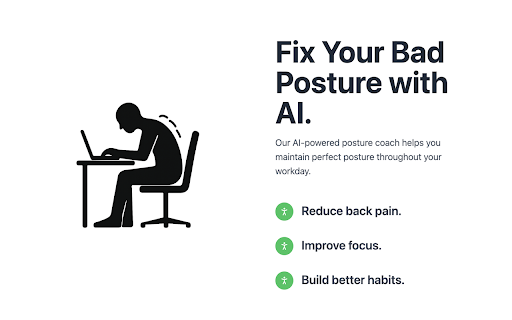 Posture AI  from Chrome web store to be run with OffiDocs Chromium online