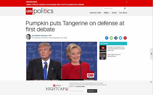 Potato for President 2016  from Chrome web store to be run with OffiDocs Chromium online