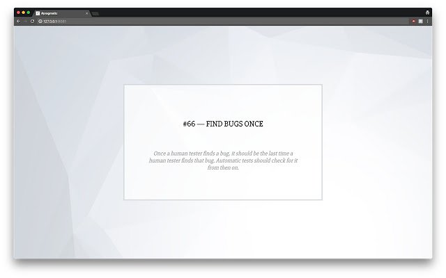 Messaggio pragmatico del giorno dal negozio web di Chrome da eseguire con OffiDocs Chromium online