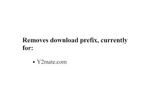 Prefix Remover  from Chrome web store to be run with OffiDocs Chromium online