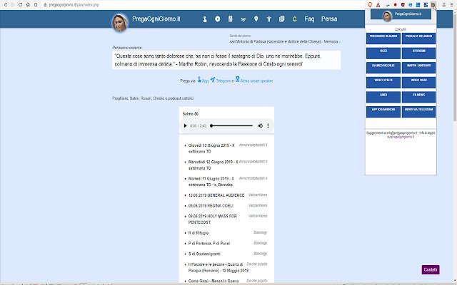 Prega Ogni Giorno  from Chrome web store to be run with OffiDocs Chromium online