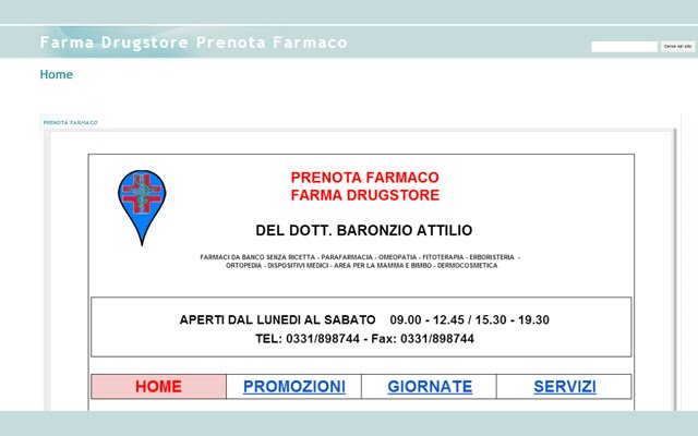 Prenota Farmaco App da Chrome web store para ser executado com OffiDocs Chromium online