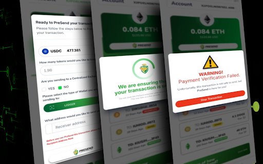PreSend  from Chrome web store to be run with OffiDocs Chromium online
